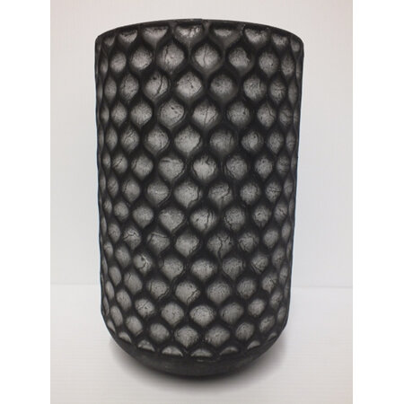 Sorrento tin vase Black C3890
