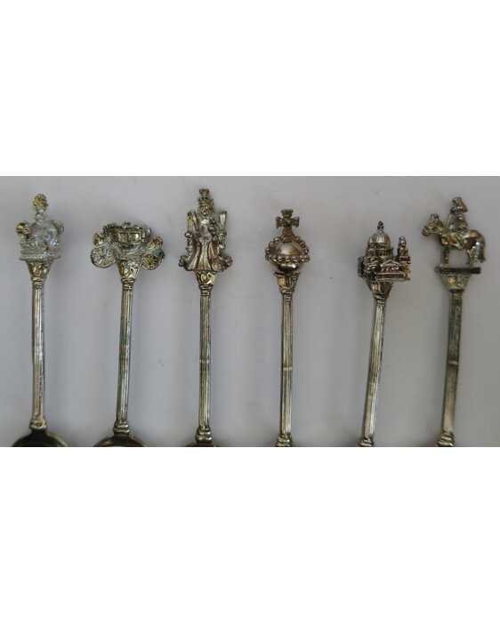 Souvenir spoons royalty