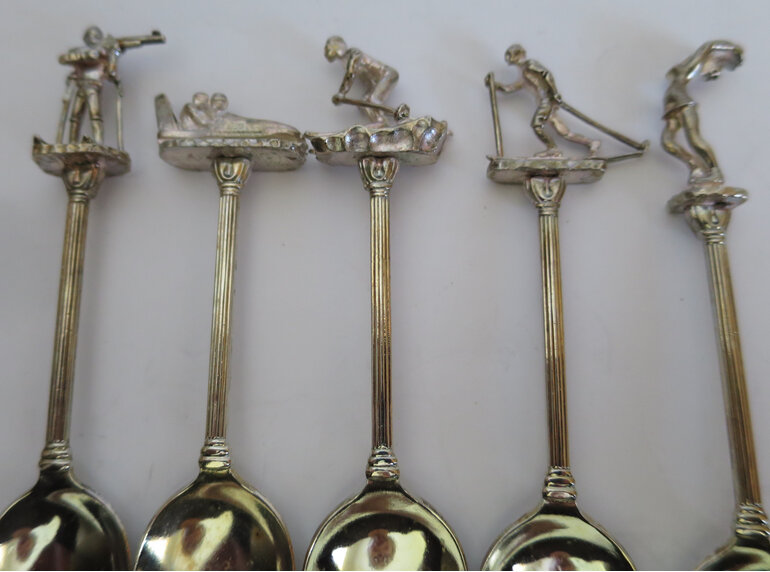 Souvenir spoons sports