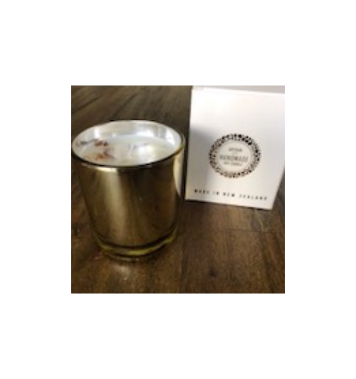SOY CANDLE- GOLD JAR 145 ml