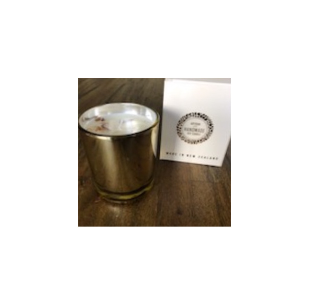 SOY CANDLE- GOLD JAR 145 ml
