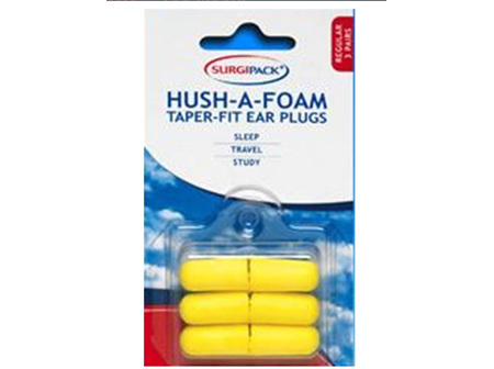 SP Ear Plugs HushAFoam Taper Reg.