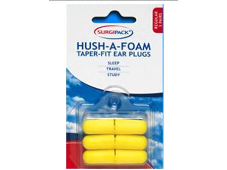 SP Ear Plugs HushAFoam Taper Reg.