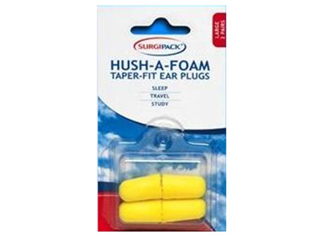 SP Ear Plugs HushAFoam Taper Super