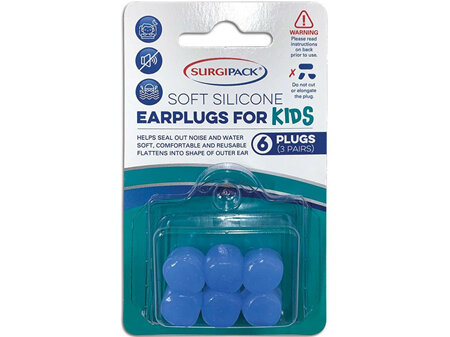 SP Ear Plugs Soft Silicone Kids 3pr