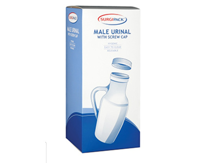 SP Male Urinal w/Handle & Lid
