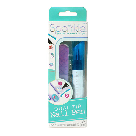 Spa*rkle Dual Tip Nail Pen Kit Blue