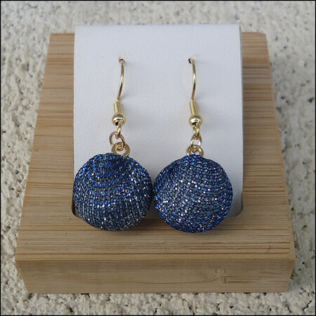 Sparkle Earrings - Blue