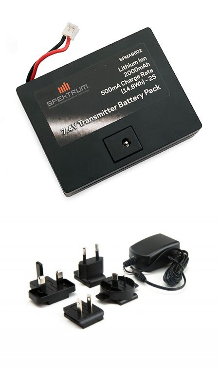 Spektrum DX Series LiFe Battery 2000 mAh & Mains Charger