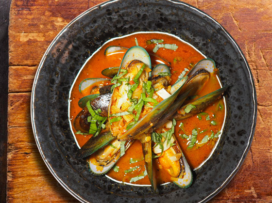 Spicy mussels with Hoot