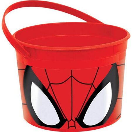Spider- man plastic favor bucket