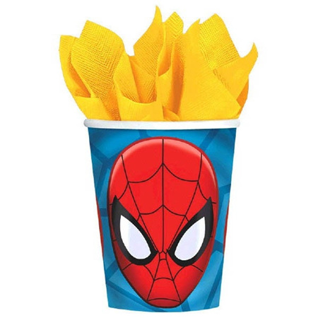 Spiderman Cups x 8