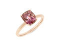 spinel gemstone rose gold solitaire ring