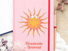 Spirit of Equinox Sun Gratitude Journal with Rose Quartz Pen