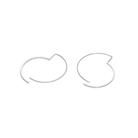 Split Circle Hoop Earrings