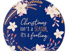 Splosh Christmas Ceramic & Cork Coaster Christmas Feeling