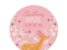Splosh Christmas Ceramic & Cork Coaster Christmas Magic