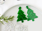 Splosh Christmas Green Glitter Tree Earrings