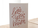 Splosh Mother's Day Love You Mum Card