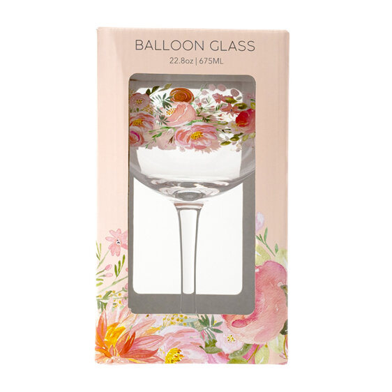 Splosh Sip Balloon Glass Lush Gold Blush wine cocktail