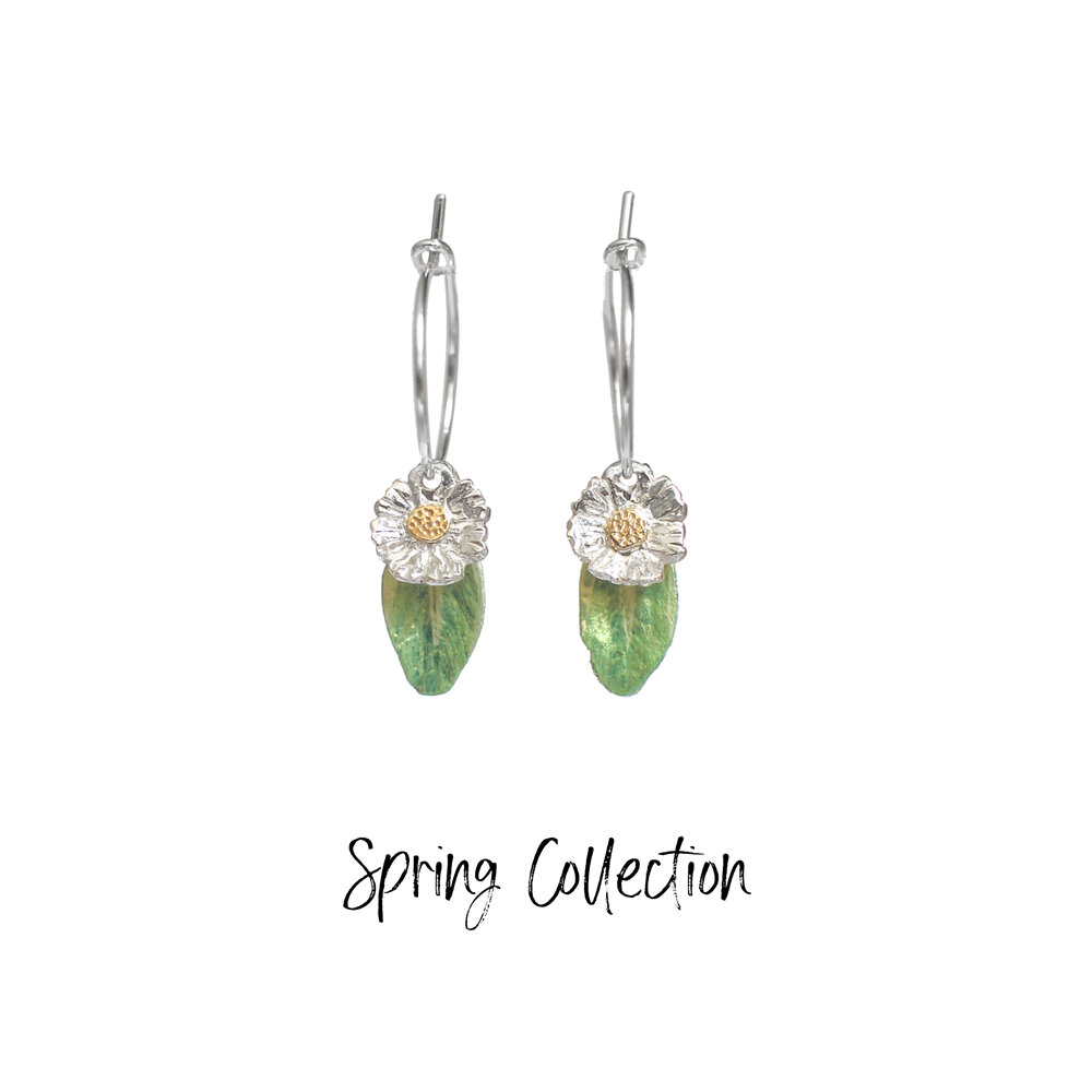 spring collection daisy daphne iris green gold meadow wildflowers lily griffin