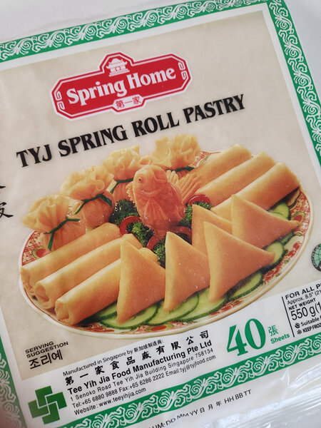 Spring home TVJ Spring roll Pastry 40 sheets