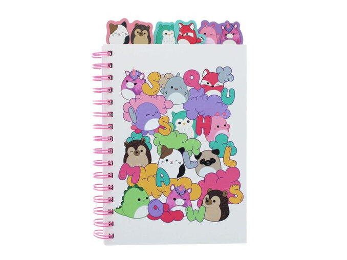 Squishmallows A5 Project Book notebook index kids school