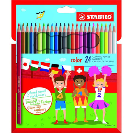 Stabilo Colour Pencils - Set 24