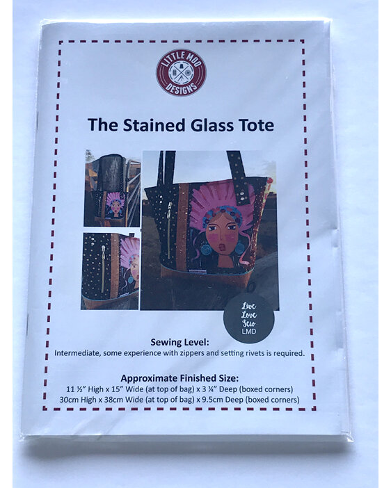 Stained Glass Tote Bag Pattern