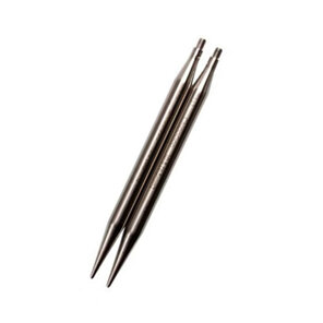 Stainless steel knitting needle tips