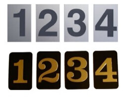 Standard Self Adhesive Numbers