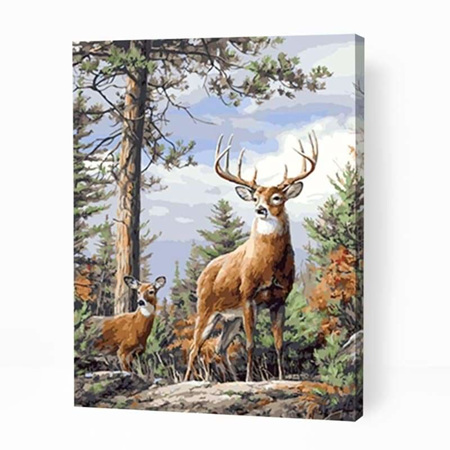 Standing Deer - Paint By Numbers