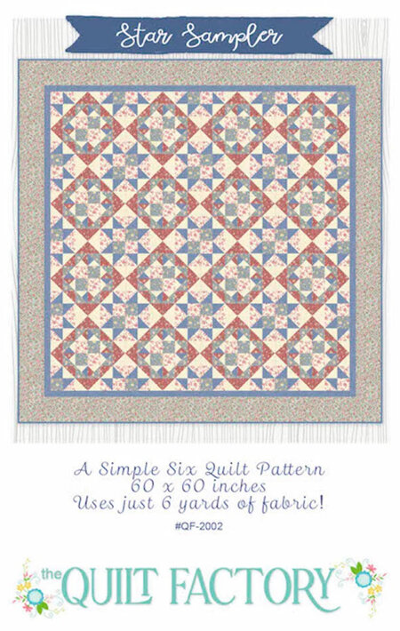 Star Sampler Quilt Pattern by Deb Grogan of The Quilt Factory