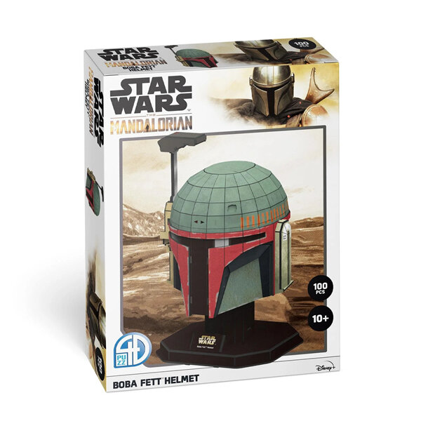 Star Wars 3D Mandalorian Boba Fett Helmet Puzzle Set