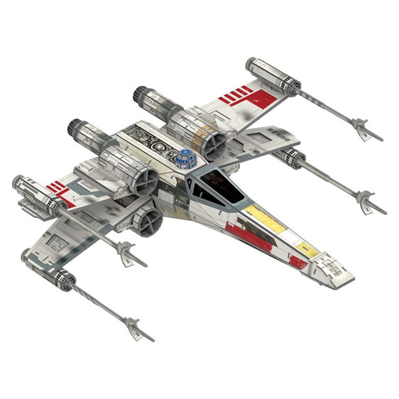 Star Wars 3D Paper Model: X Wing Star Fighter T-65 160 Piece Puzzle with Glue