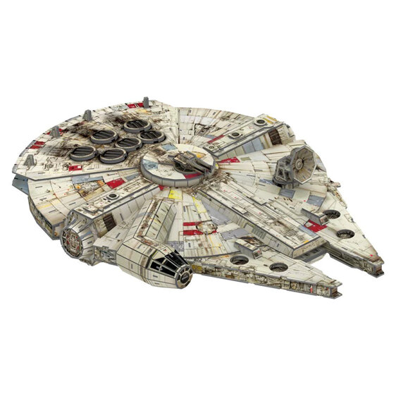 Star Wars 3D Paper Models: Millennium Falcon 216 Piece Puzzle with Glue