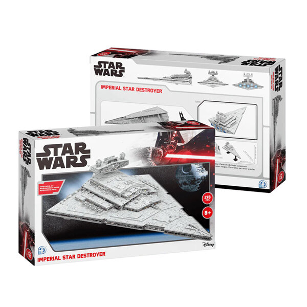 Star Wars *May the 4th Sale* 3D Paper Models: Imperial Star Destroyer 278 Piece Puzzle with Glue
