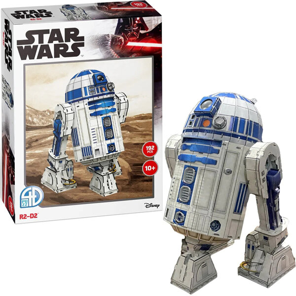 Star Wars *May the 4th Sale* 3D Paper Models: R2D2 192 Piece Puzzle with Glue