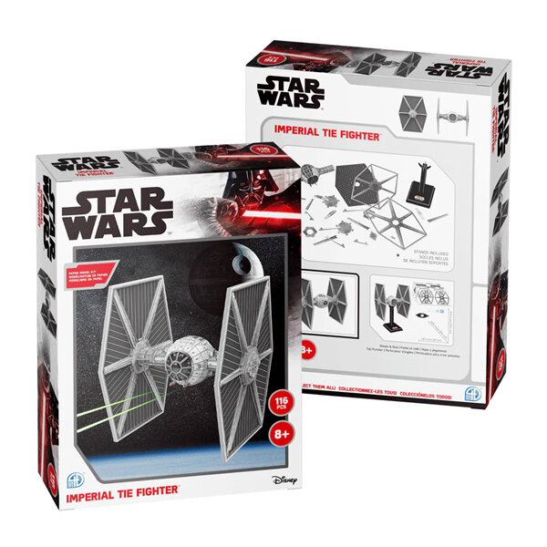 Star Wars *May the 4th Sale* 3D Paper Models: TIE Fighter TIE/LN 116 Piece Puzzle with Glue