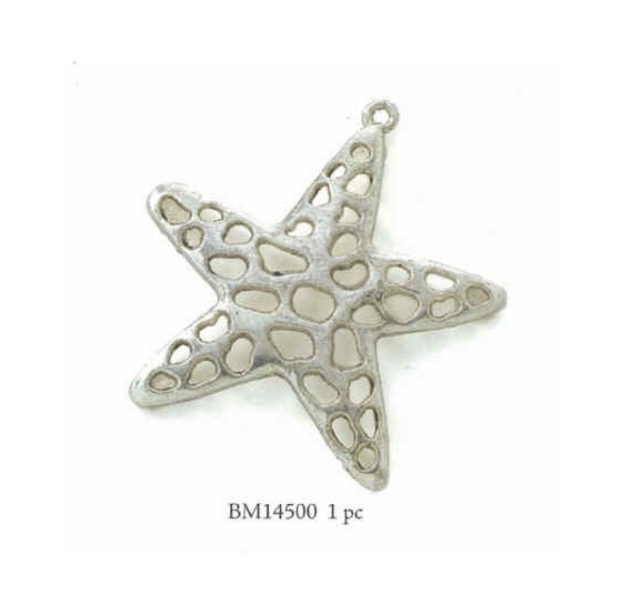 Starfish Antique Silver Pendant