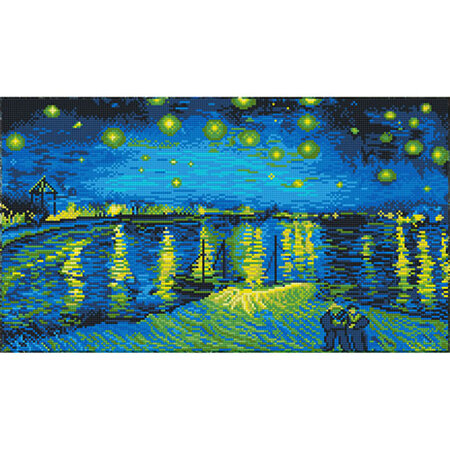 Starry Night Over the Rhone (Apres Van Gogh) - Diamond Dotz - Intermediate
