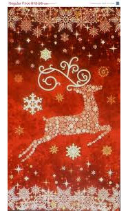 Starry Night Reindeer Red
