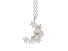 stars moon crescent necklace sterling silver celestial lilygriffin jewellery nz