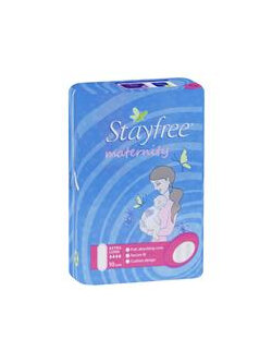 Stayfree Maternity Pads- Extra Long -10 Pads