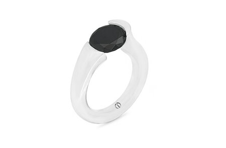 Stellad Black Diamond Ring