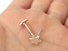 stellar star studs sterling silver everyday minimal earrings lilygriffin nz