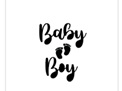 Stencil-Baby Boy