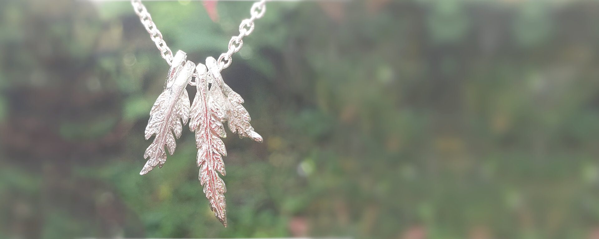 sterling silver ferns fish seaweed pikopiko leaves flowers lilygriffin jewellery