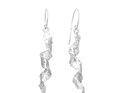 sterling silver seaweed spirals rimurimu earrings lilygriffin nz jewellery