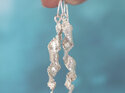 sterling silver seaweed spirals twists earrings rimurimu lilygriffin nz made